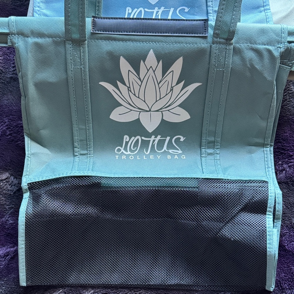 Lotus Trolley Bags Reusable Grocery Cart Organizer System – Set of 4 - Picture 2 of 10